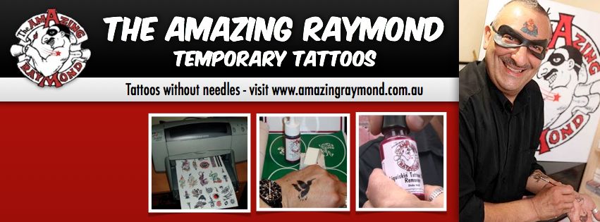 Amazing Raymond Temporary Tattoos