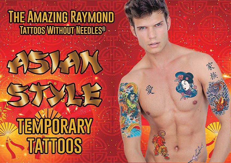 Asian Temporary Tattoos